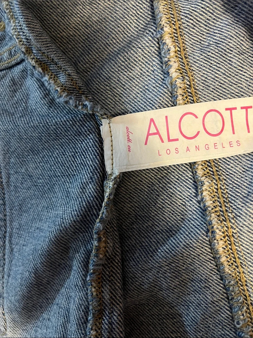 Alcott Button-Front Denim Mini Skirt - Picture 4 of 6